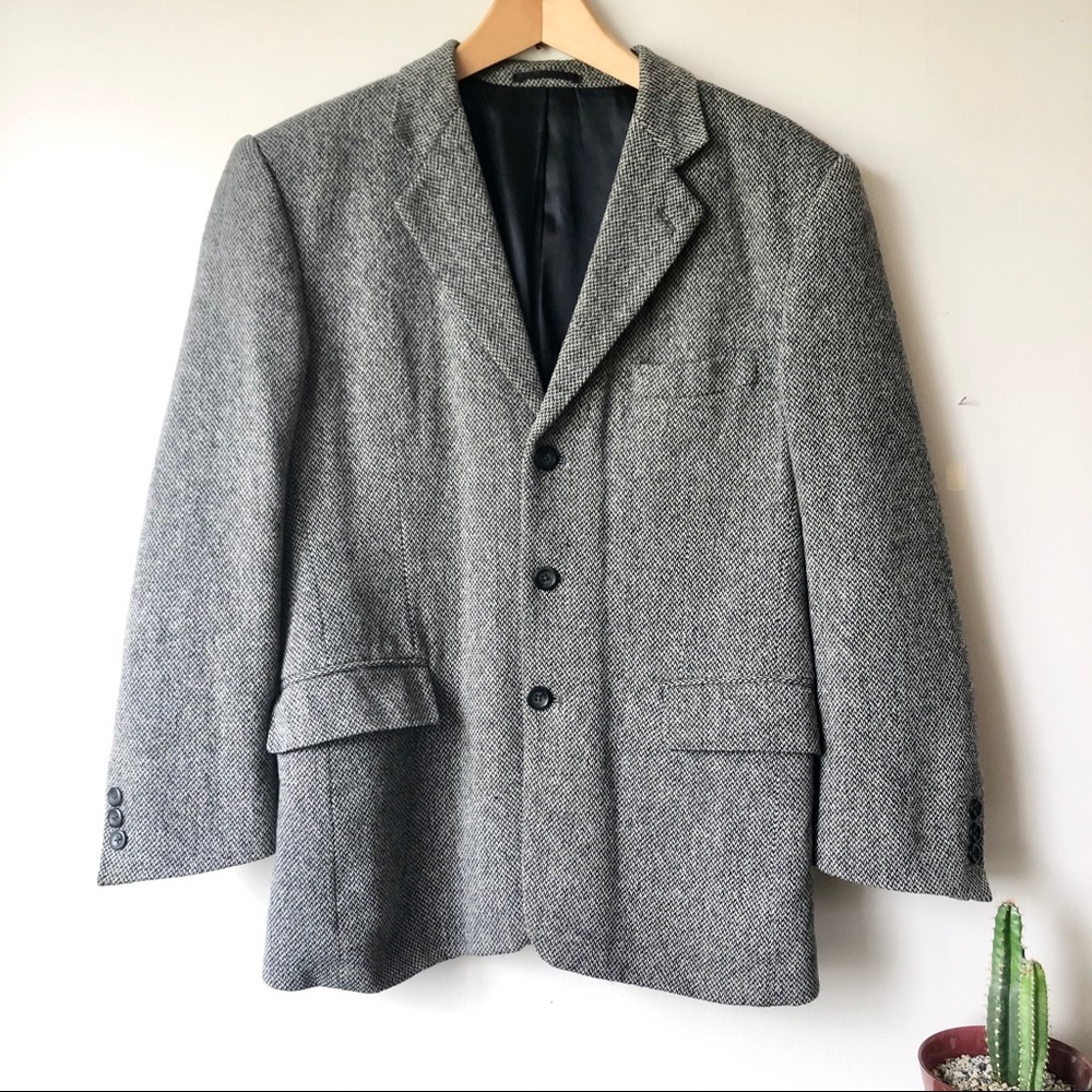 Vintage | 100% Wool Boyfriend Oversized Blazer